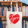 Tigers Heart Back To School Spirit R Canvas Tote Bag Tigers Heart Back To School Spirit R Canvas Tote Bag