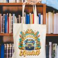 Transportation Squad Retro Bus Aide Back To School Matching Canvas Tote Bag
