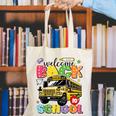 Welcome Back To School Bus Happy First Day Of School Student Canvas Tote Bag