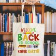 Welcome Back To School Kinder Garten First Day Of School Kid Canvas Tote Bag