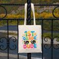 1st Grade Dude Shirt First Grade Boys Girl Back To School Canvas Tote Bag 1st Grade Dude Shirt First Grade Boys Girl Back To School Canvas Tote Bag