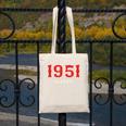 75 Year Old 1951 Classic Baseball Fan 75th Birthday Canvas Tote Bag