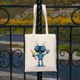 Back To School 2025 Robot Pencil For Kids Canvas Tote Bag Back To School 2025 Robot Pencil For Kids Canvas Tote Bag
