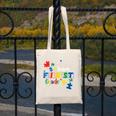 Back To School Autism Puzzle Pieces Autistic First Grade ASD Canvas Tote Bag Back To School Autism Puzzle Pieces Autistic First Grade ASD Canvas Tote Bag