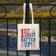 Baseball 1st Grade Back To School 1st Grade Batter Up Canvas Tote Bag Baseball 1st Grade Back To School 1st Grade Batter Up Canvas Tote Bag