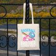 Baseball Or Bows Brother Loves You Gender Reveal Boy Or Girl Canvas Tote Bag