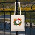 Baseball Christmas Scoreboard Celebration Premium Tri-Blend Canvas Tote Bag