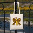 Bow Pencil Leopard First Day Of School Back To School Canvas Tote Bag