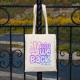 Bruh We Back 4th Graders Back To School Fourth Grade Kids Canvas Tote Bag