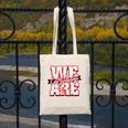 We Are Cardinals Back To School Spirit R Canvas Tote Bag