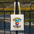 Cat Rocking In My School Shoes Fun Back To School Kids Boys Premium Tri-Blend Canvas Tote Bag