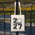 Class Of 2027 Volleyball Senior 2027 Back To School Canvas Tote Bag