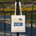 Class Of 2038 Grow With Me Kindergarten Back To School Canvas Tote Bag