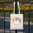 Colorful Lunch Lady Appreciation Retro Back To School Canvas Tote Bag Colorful Lunch Lady Appreciation Retro Back To School Canvas Tote Bag