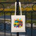 Colorful School Bus Driver Back To School Men Women Kids Canvas Tote Bag Colorful School Bus Driver Back To School Men Women Kids Canvas Tote Bag