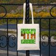 Creepin’ Into 4th Grade Kids Boy Gamer Pixel Back To School Performance Canvas Tote Bag