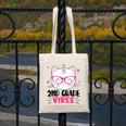 Cute 2nd Grade Vibes Cat Kitten Lover Back To School Girls Canvas Tote Bag