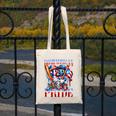 Dominican Puerto Rican Pride Baseball Flag Unity Canvas Tote Bag