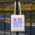 In My Dragons Era Back To School Spirit Game Retro Groovy Canvas Tote Bag In My Dragons Era Back To School Spirit Game Retro Groovy Canvas Tote Bag