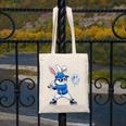 Dripping Drip Baseball Rabbit Bunny Easter Men Boy Kid Canvas Tote Bag