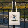 Goat Baseball Player With Bat And Ball Drip Animal Sports Canvas Tote Bag