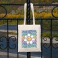 Groovy Preschool Cute Back To School First Day Of Pre K Canvas Tote Bag