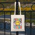 Groovy Sixth 6TH Grade Vibes Back To School First Day Kids Canvas Tote Bag