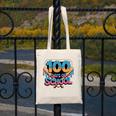 Happy 100 Days Of School Baseball Drip For Kids Teachers Canvas Tote Bag Happy 100 Days Of School Baseball Drip For Kids Teachers Canvas Tote Bag