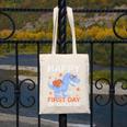 Happy First Day Of CollegeRex Dinosaur Back To School Canvas Tote Bag Happy First Day Of CollegeRex Dinosaur Back To School Canvas Tote Bag