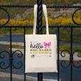 Hello 5th Grade Girls Coquette Fifth Grade Back To School Canvas Tote Bag