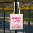Hello Fifth Grade Coquette Bow Back To School 5th Grade Girl Canvas Tote Bag Hello Fifth Grade Coquette Bow Back To School 5th Grade Girl Canvas Tote Bag