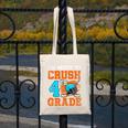 I'm Ready To Crush 4th Grade Hockey Kids Back To School Premium Tri-Blend Canvas Tote Bag I'm Ready To Crush 4th Grade Hockey Kids Back To School Premium Tri-Blend Canvas Tote Bag