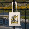 I'm Ready To Dig Kindergarten Back To School Excavator Canvas Tote Bag I'm Ready To Dig Kindergarten Back To School Excavator Canvas Tote Bag