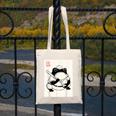 Japanese Grumpy Frog Baseball Player Baseball Canvas Tote Bag
