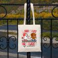 I Just Hit 100 Days Of School Baseball Boy Girl Teacher Canvas Tote Bag