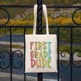 Kids First Day Of First Grade Dude 1st Grade Back To School Boys Canvas Tote Bag Kids First Day Of First Grade Dude 1st Grade Back To School Boys Canvas Tote Bag