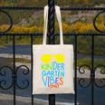Kindergarten Vibes Only Glow Sunglasses Back To School Canvas Tote Bag Kindergarten Vibes Only Glow Sunglasses Back To School Canvas Tote Bag