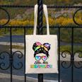 Little Miss KINDERGARTEN First Day Back To School Girls Kids Canvas Tote Bag