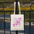 Little Miss Kindergarten Kids Girls Coquette Back To School Canvas Tote Bag