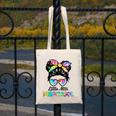 Little Miss Preschool First Day Back To School Girls Kids Canvas Tote Bag