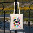 Little Miss Preschool Messy Bun Back To School Girl Women Canvas Tote Bag Little Miss Preschool Messy Bun Back To School Girl Women Canvas Tote Bag