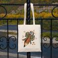 Melanin Pencil Leopard Bow Para Back To School Canvas Tote Bag