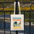 Mission Fifth 5th Grade Accepted Back To School Vintage Canvas Tote Bag