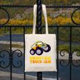 Monster Truck Jam School Bus Yellow Back To School Toddlers Canvas Tote Bag Monster Truck Jam School Bus Yellow Back To School Toddlers Canvas Tote Bag