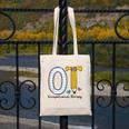 Pediatric Occupational Therapy Paper Pencil Back To School Canvas Tote Bag