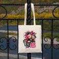 Punk Girl With Anger Kanji And Baseball Bat Canvas Tote Bag Punk Girl With Anger Kanji And Baseball Bat Canvas Tote Bag