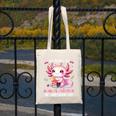 Ready To Kindergarten Axolotl Questions Back To School Girls Canvas Tote Bag