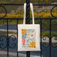Retro Boho Flower Floral Back To School First Day Of School Canvas Tote Bag Retro Boho Flower Floral Back To School First Day Of School Canvas Tote Bag