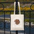 Roaring Into 1st Grade Roaring Tiger Back To School Boy Girl Canvas Tote Bag