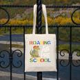 Roaring Into Preschool First Day Back To School Students Canvas Tote Bag